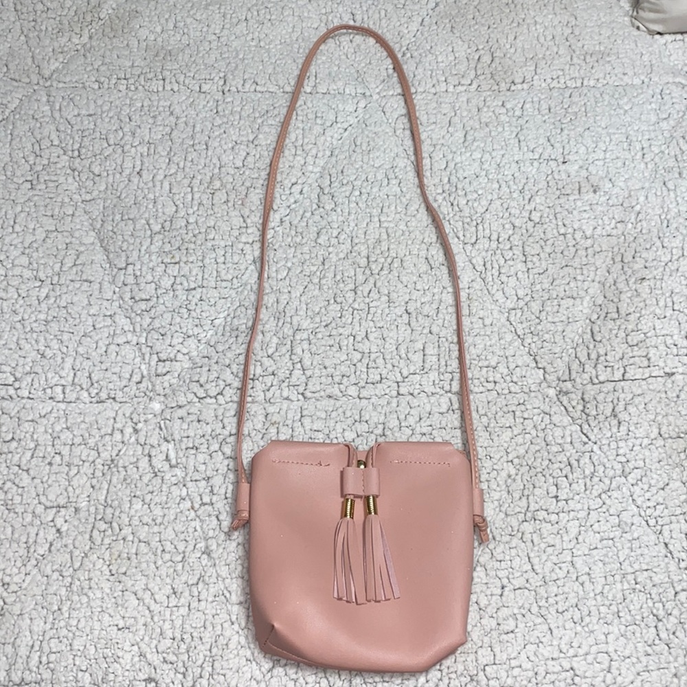 Pink Purse with Tassels
